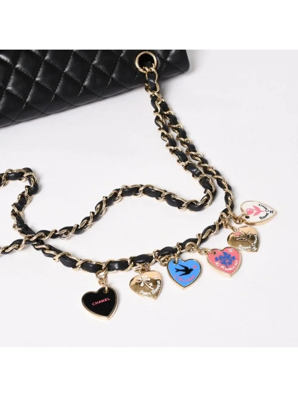 Chanel Quilted 25 Chain Shoulder Bag Valentine's Day Limited CC Logo Lambskin